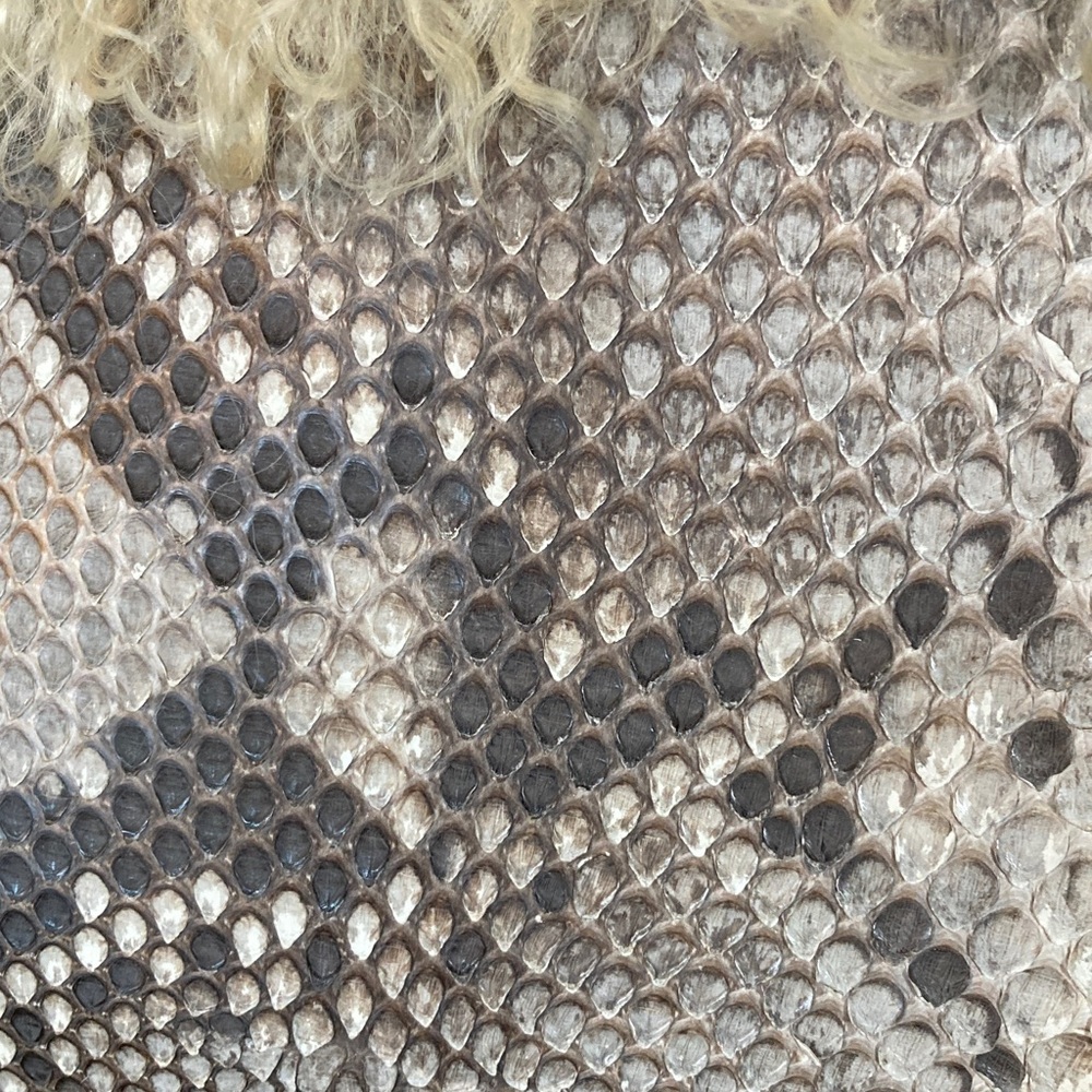 Python Mongolian Lamb Custom Made Handbag - image 6